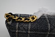 Chanel Tweed Flap Striped Bag 25CM - 6