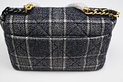 Chanel Tweed Flap Striped Bag 25CM - 3