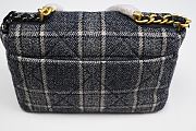 Chanel Tweed Flap Striped Bag 25CM - 5