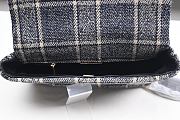 Chanel Tweed Flap Striped Bag 25CM - 2