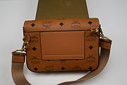 MCM Millie Crossbody in Visetos Cognac 4.0 x 20.5 x 14.0 cm - 3