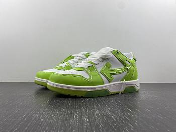 OFF-WHITE Out Of Office Sartorial Stitching White Green