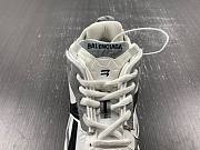 Balenciaga Runner Sneaker In Grey, White And Black Nylon And Suede-Like Fabric - 3