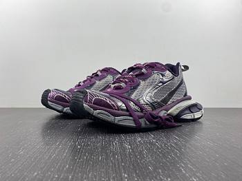 Balenciaga Women's Purple 3xl Lace-up Sneakers