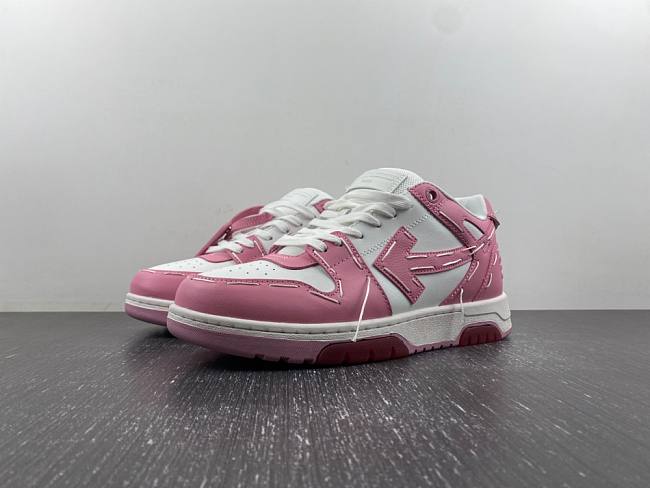OFF-WHITE Out Of Office Sartorial Stitching White Pink (Women's) - 1