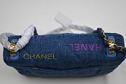 Chanel Flap Bag Small Blue/Multicolor 5.5H 9W 3.1D - 3