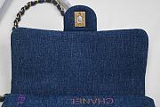 Chanel Flap Bag Small Blue/Multicolor 5.5H 9W 3.1D - 4