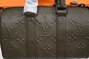 Louis Vuitton Keepall Bandouliere 50 Monogram Seal Khaki 11.4H 19.7W 9.1D - 3