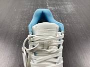 OFF-WHITE Out Of Office OOO Low Tops White Iridescent Blue OMIA189F21LEA0030181 - 6