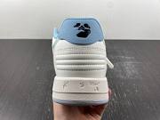 OFF-WHITE Out Of Office OOO Low Tops White Iridescent Blue OMIA189F21LEA0030181 - 4
