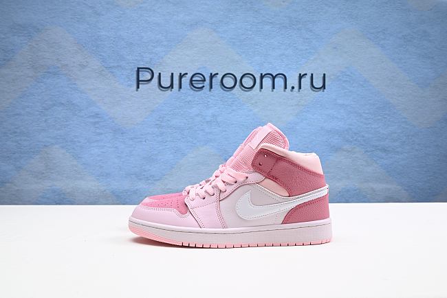 Air Jordan 1 Mid Digital Pink CW5379-600 - 1