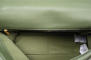 Chanel 19 Handbag Lambskin Gold-Tone Silver-Tone & Ruthenium-Finish Metal Green 26cm - 2