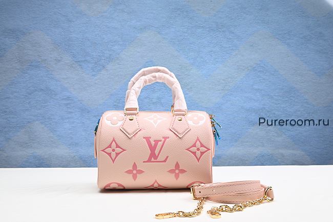 Louis Vuitton Speedy Bandouliere 20 Degrade Rose Pink - 1