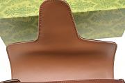 Gucci Lady Web Shoulder GG Monogram Web Nylon Shoulder Strap Medium Brown 26.5cm - 6