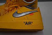 Nike Air Force 1 Low Off-White University Gold Metallic Silver DD1876-700  - 4