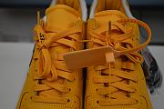 Nike Air Force 1 Low Off-White University Gold Metallic Silver DD1876-700  - 2