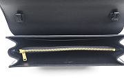 Celine Trapeze Triomphe Shoulder Bag Black 26cm - 5