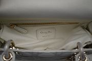 Dior Lady Dior Bag Cannage Lambskin Medium Black 17cm - 4