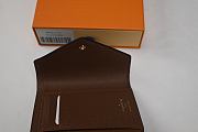 Louis Vuitton Victorine Wallet Monogram Brown Lining 3.7H 4.7W 1D - 2