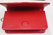 Gucci GG Marmont Matelasse Red Bag 18cm - 5