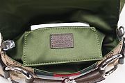 Gucci Horsebit Chain Medium Shoulder Bag Beige/Ebony 27cm - 2
