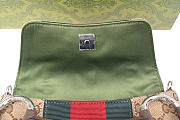Gucci Horsebit Chain Medium Shoulder Bag Beige/Ebony 27cm - 3