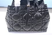 Medium Dior Toujours Bag Black Macrocannage Calfskin 29cm - 3