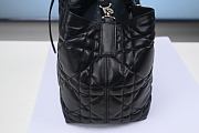 Medium Dior Toujours Bag Black Macrocannage Calfskin 29cm - 2