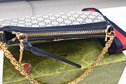 Gucci Ophidia GG Small Handbag Blue 25cm - 3