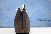 Bottega Veneta Medium Andiamo Top Handle Bag With Sliding Crossbody Strap Intrecciato Fondant 32cm - 5