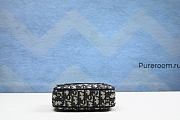 Dior Safari Messenger Bag Dior Oblique Jacquard Beige/Black 17cm - 5