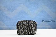 Dior Safari Messenger Bag Dior Oblique Jacquard Beige/Black 17cm - 4