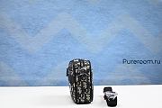 Dior Safari Messenger Bag Dior Oblique Jacquard Beige/Black 17cm - 3