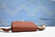 BURBERRY  Leather Vintage Check Note Cross-Body Bag 25cm - 2