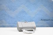 Balenciaga Hourglass Handbag XS Rhinestone Grey 23cm - 4