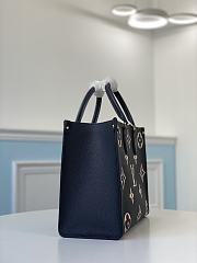 LV x YK onthego bag dark blue 34*26*13cm - 2