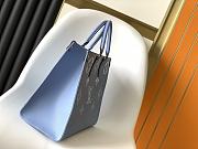 LV x YK onthego bag blue 34*26*13cm - 3