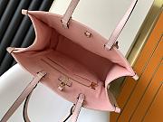 LV x YK onthego bag pink  34*26*13cm - 5