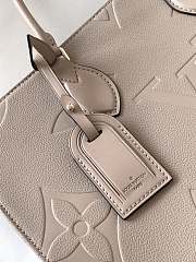 LV x YK onthego bag cream  34*26*13cm - 4