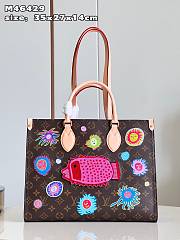 LV x YK Onthego  MM  M46429 35*27*14cm - 1