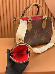 LV onthego  Crossbody bag yellow-brown25*19*11.5cm - 5