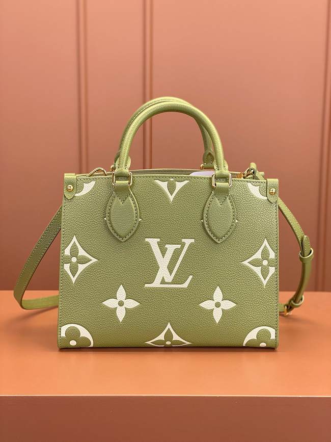 LV onthego  bag green 25*19*11.5cm - 1