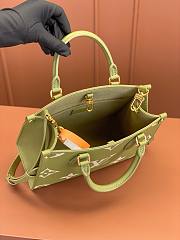 LV onthego  bag green 25*19*11.5cm - 5