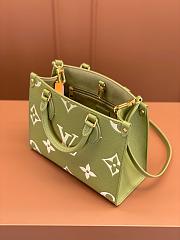 LV onthego  bag green 25*19*11.5cm - 3