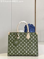 LV onthego  Monogram Empreinte  green&white 35*27*14cm - 1