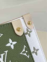 LV onthego  Monogram Empreinte  green&white 35*27*14cm - 5