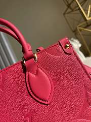 LV M45659 onthego bag rose red 25*19*11.5cm - 6