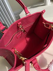 LV M45659 onthego bag rose red 25*19*11.5cm - 4