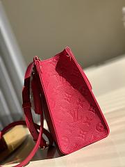 LV M45659 onthego bag rose red 25*19*11.5cm - 2