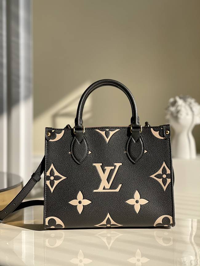 LV M45659 onthego bag bicolor black  25*19*11.5cm - 1